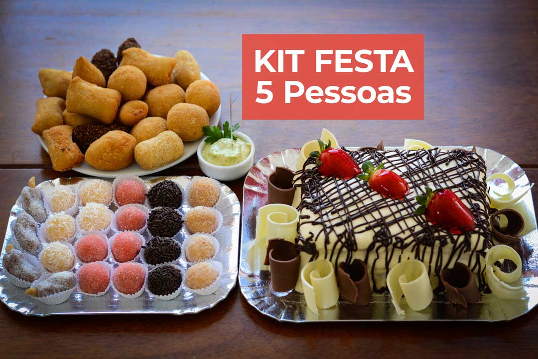 Kit Festa - Doces e Salgados - Claricy Bolos e Tortas - Loja de