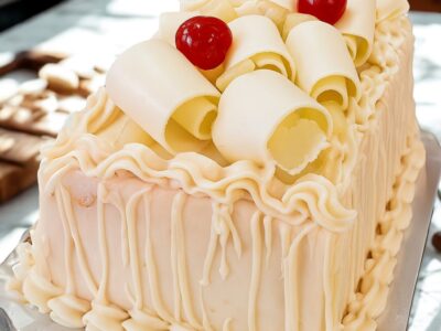 Trufado Branco com abacaxi